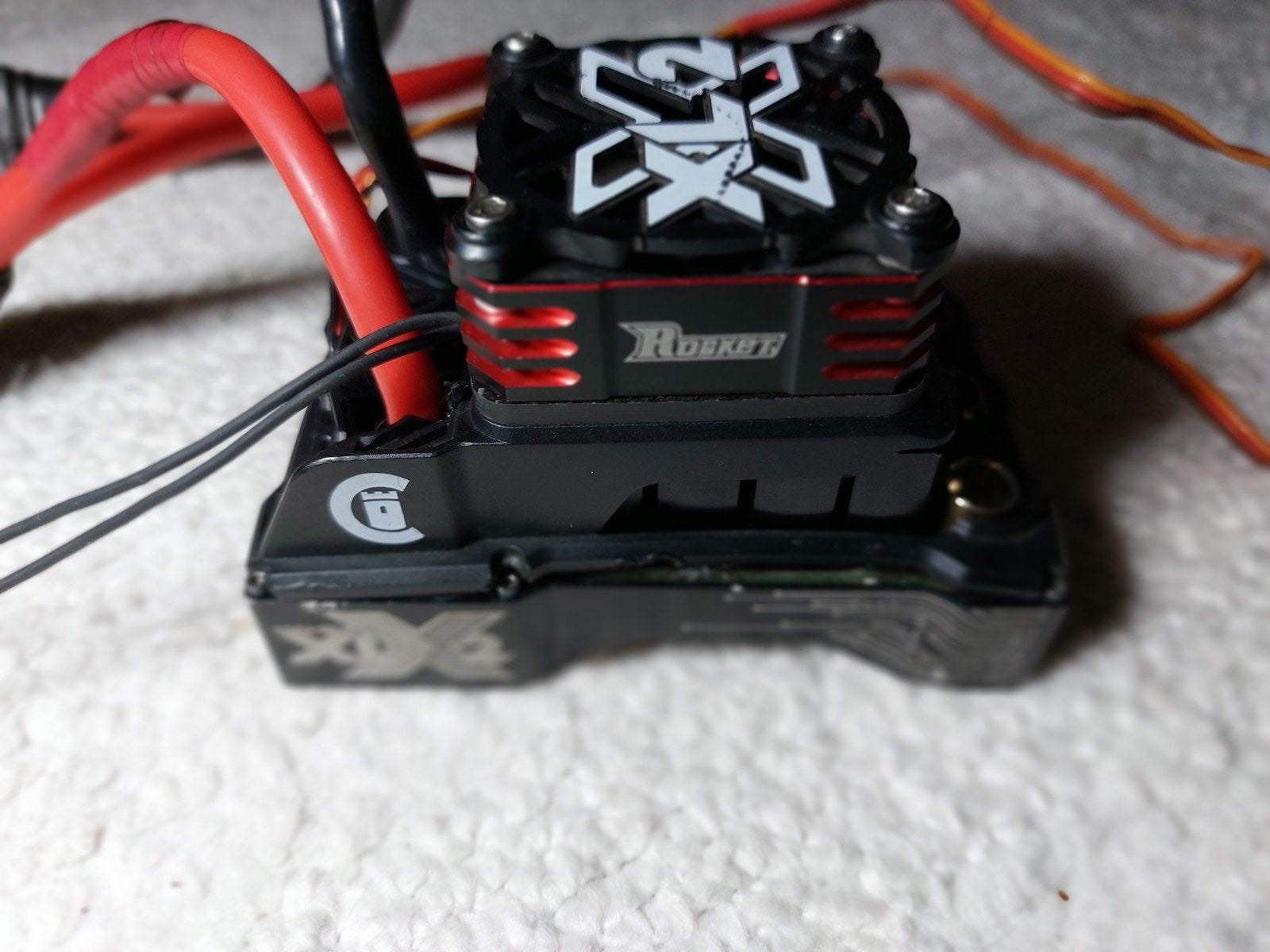 Castle Creations XLX2 ESC met QS8 stekkers en koelvin, Elektro, Gebruikt, Ophalen of Verzenden, Onderdeel