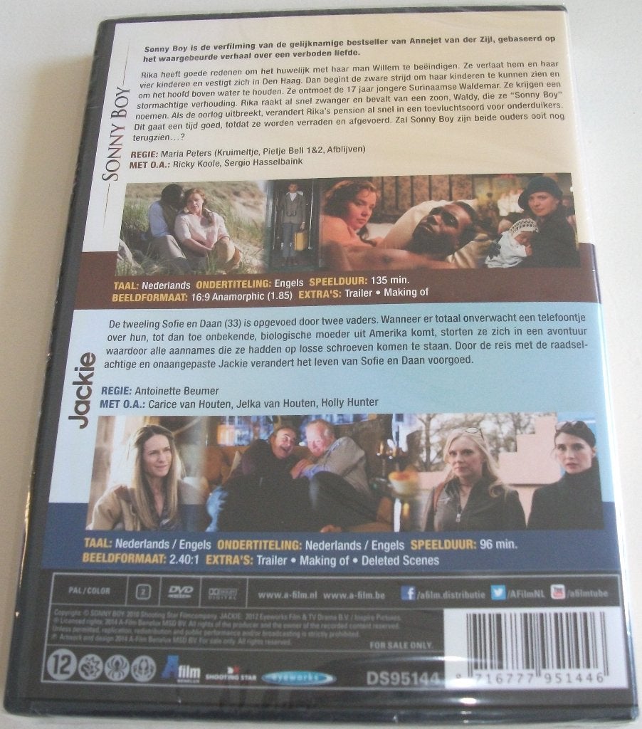 Film-Box *** SONNY BOY & JACKIE *** 2-Disc Boxset NIEUW, Engels, Nieuw in verpakking, Vanaf 12 jaar, Ophalen of Verzenden