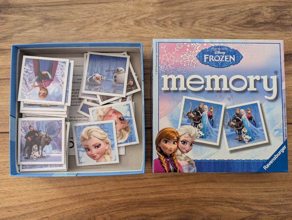 Memory spel Frozen, Ophalen, Gebruikt, Ravensburger