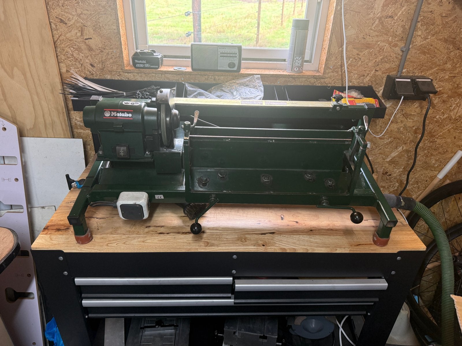 Zandstra Rondingmachine slijpmachine schaatsen slijpen, Ophalen, Zo goed als nieuw, Overige typen, Zandstra