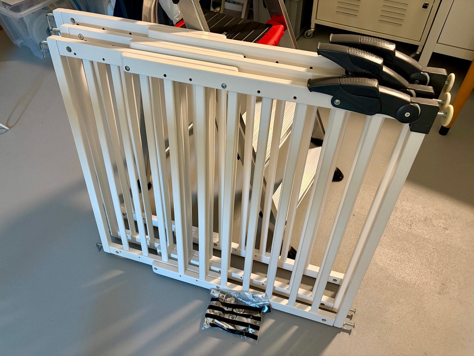 Fenss Oslo traphek hout wit - 3 stuks, Kinderen en Baby's, Ophalen, Gebruikt, Klemhekje, Hout