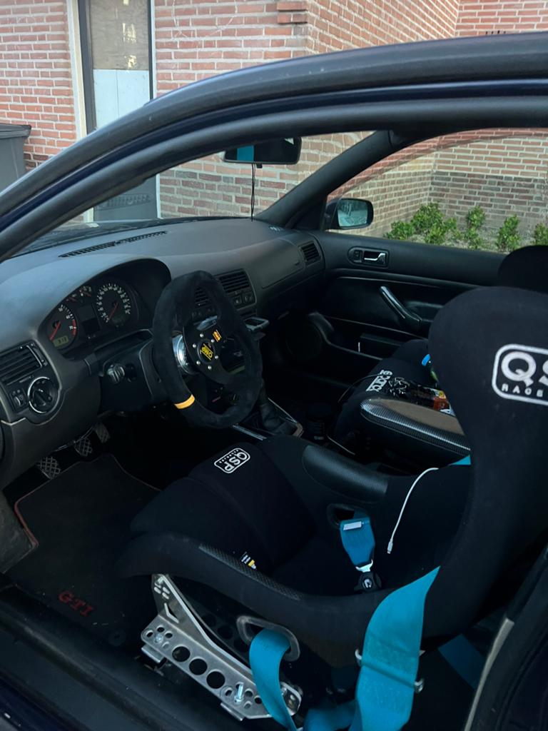 Volkswagen Golf 1.8T 20V STAGE 3 280pk/390nm/1075kg, 4 cilinders, Blauw, Origineel Nederlands, Handgeschakeld
