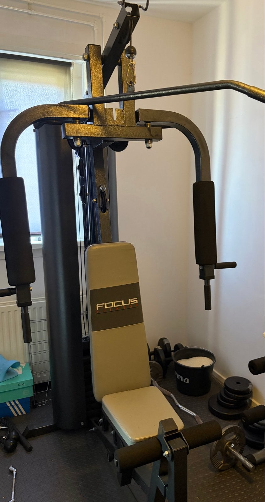 Focus Krachtstation - Compleet thuisfitness, Ophalen, Gebruikt, Krachtstation, Armen