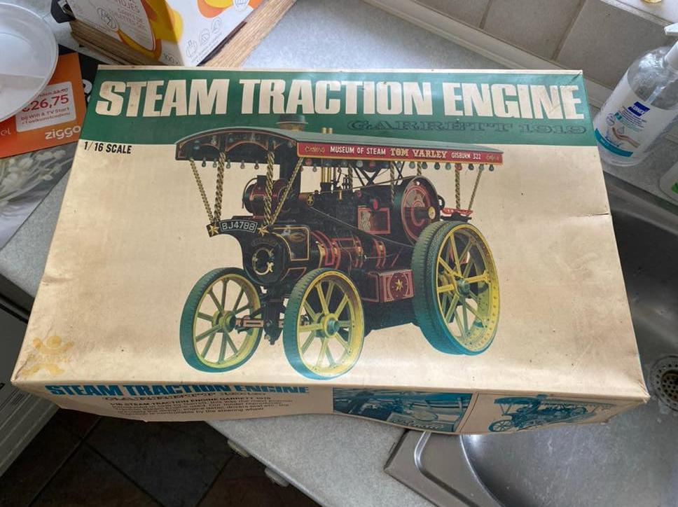 Stoommachine bouwpakket, Ophalen of Verzenden, 1:50 of kleiner, Overige merken