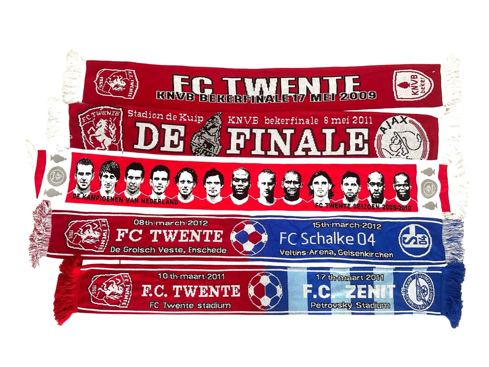 Legendarische FC Twente Sjaals - Unieke Collectie, Ophalen of Verzenden, Gebruikt, F.C. Twente, Vaantje of Sjaal
