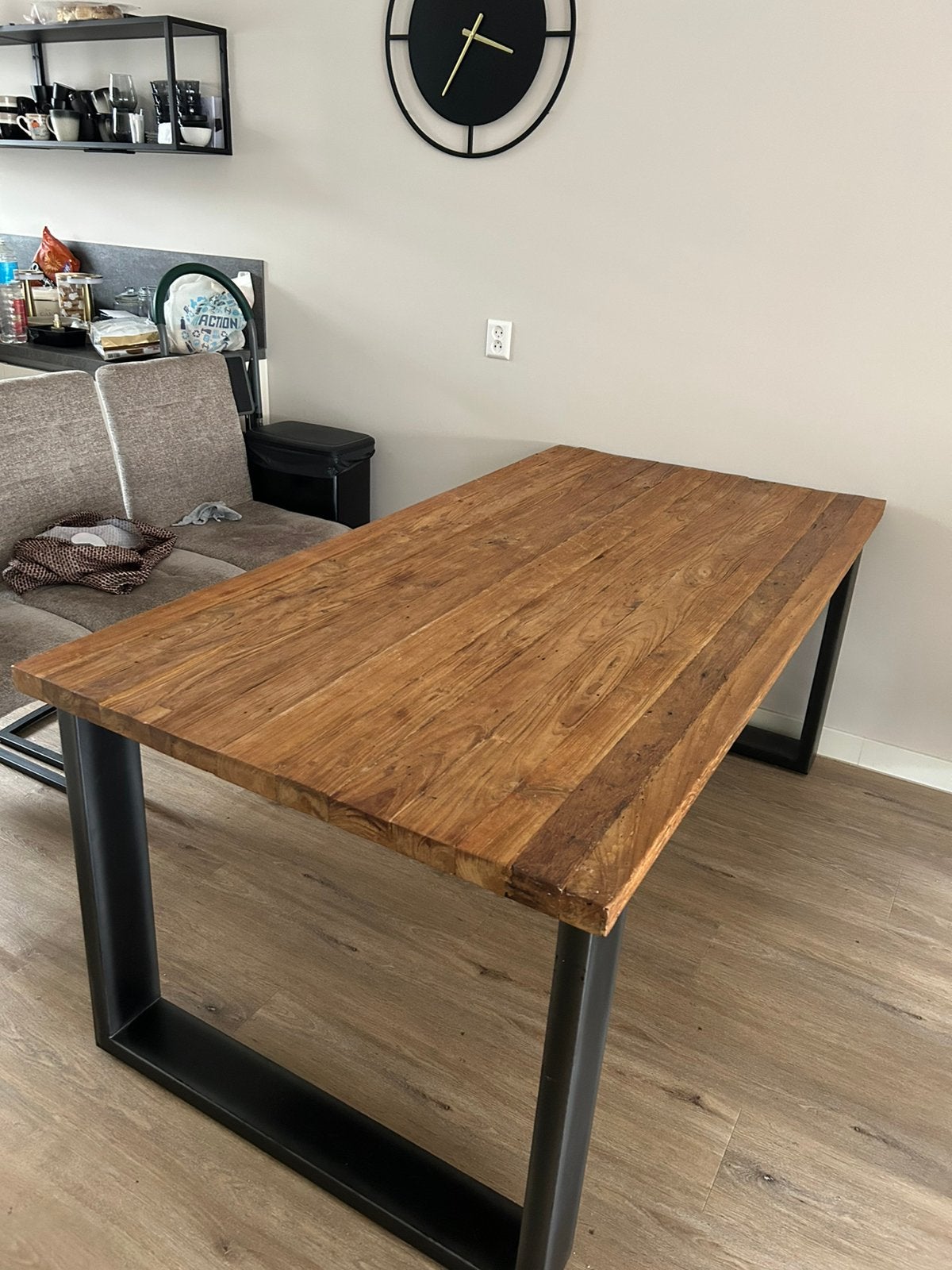 Pronto Romaro eettafel, Ophalen, Gebruikt, Teakhout, 50 tot 100 cm