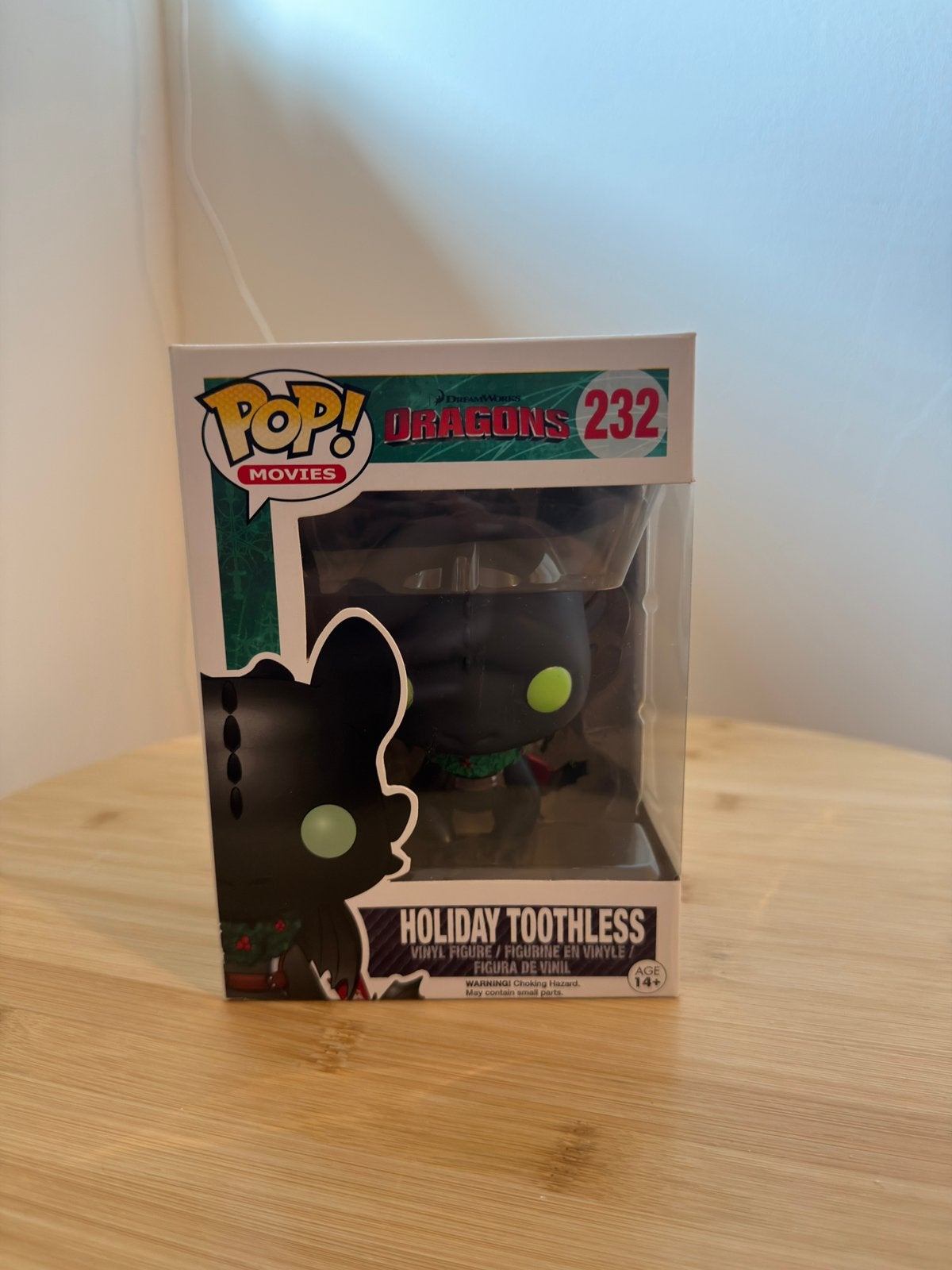 Funko Pop! How to train a dragon Holiday Toothless 232, Verzamelen, Ophalen of Verzenden, Zo goed als nieuw