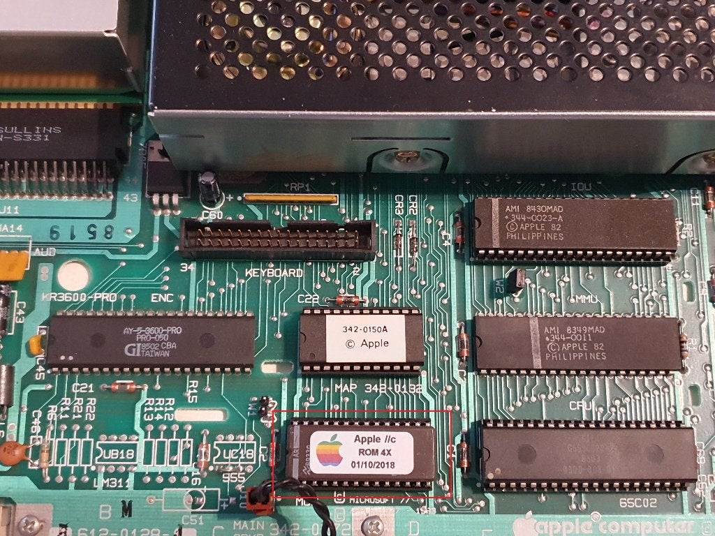 Apple //c ROM 4X, Computers en Software, Ophalen of Verzenden, Apple