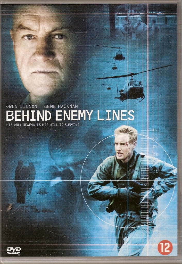 Behind enemy lines met o.a. Gene Hackman, Owen Wilson, Ophalen of Verzenden, 1980 tot 2000, Actie en Avontuur, Nieuw in verpakking