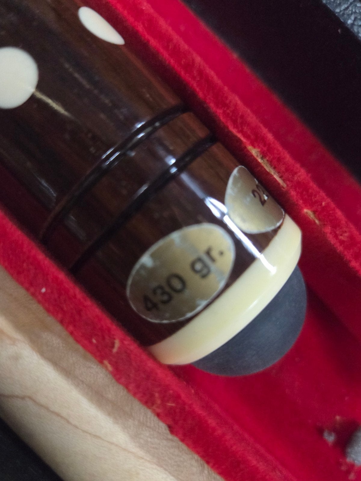 Olympia Super Biljartkeu - Hardrock Maple - 430 gr, Ophalen of Verzenden, Gebruikt, Keu of Ballen