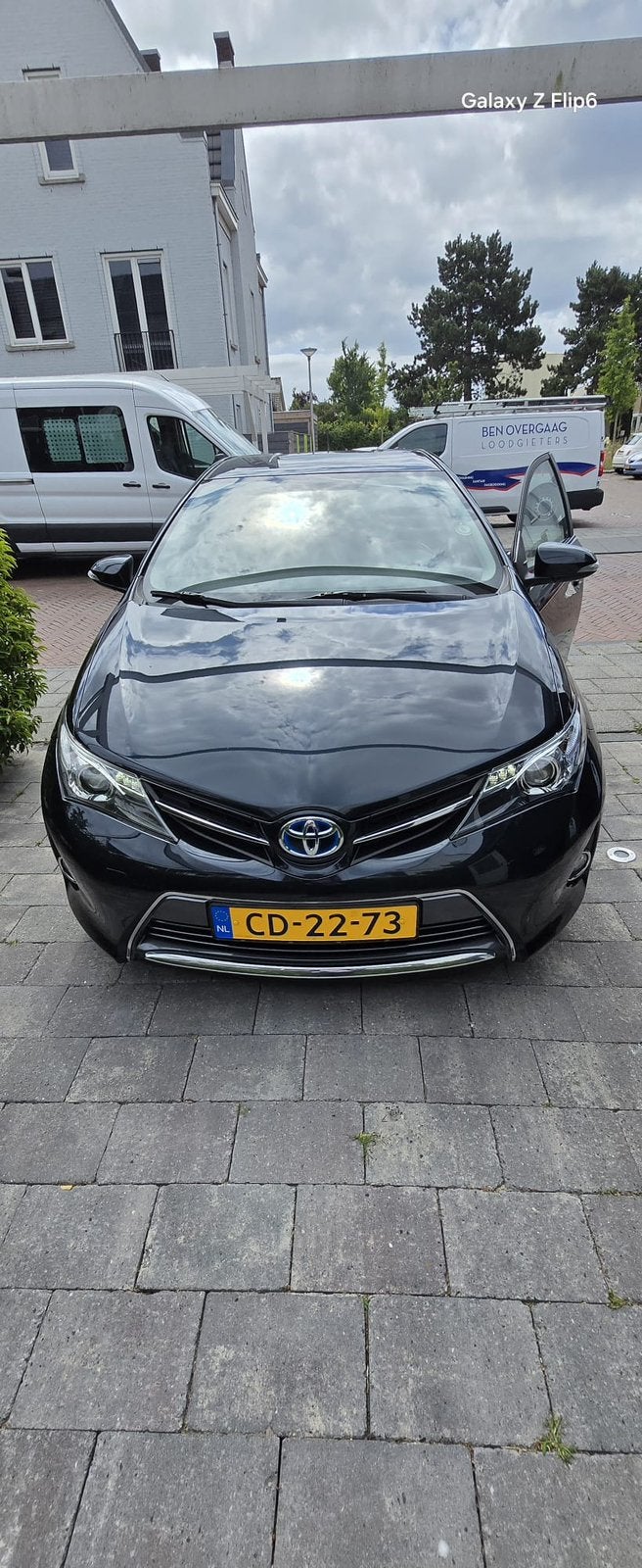 Toyota Auris (2014) 1.8 hybrid ( automaat), Auto's, Toyota, Automaat, Stof, Zwart, Bluetooth