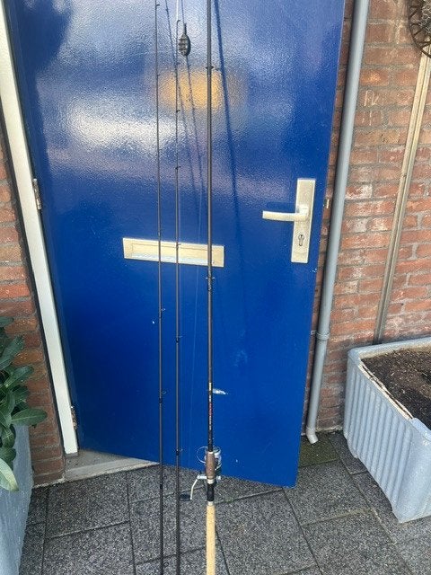Mooie slanke feeder/match hengel, Watersport en Boten, Ophalen, Zo goed als nieuw, Werphengel