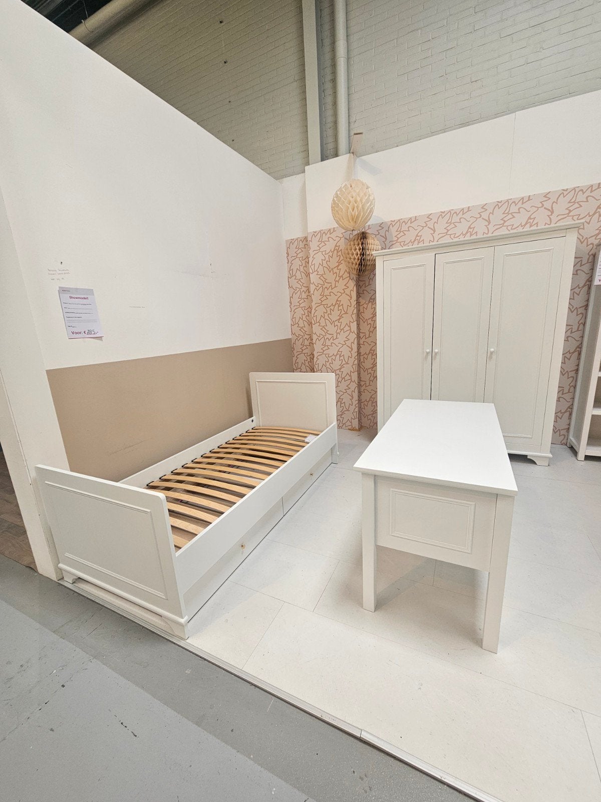 Tienerkamer Bopita Charlotte, wit, Ophalen, Zo goed als nieuw, Jongetje of Meisje