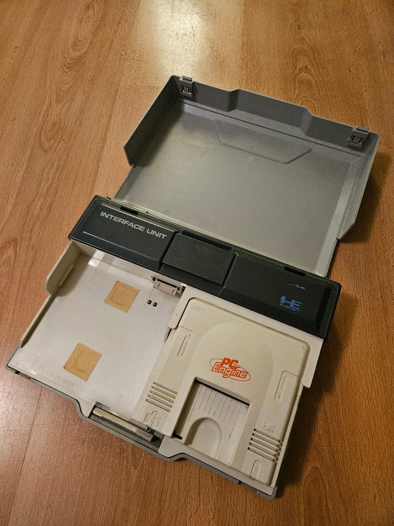 NEC PC Engine + Interface Unit IFU-30 + 2 Games, Ophalen of Verzenden, Overige merken, Gebruikt