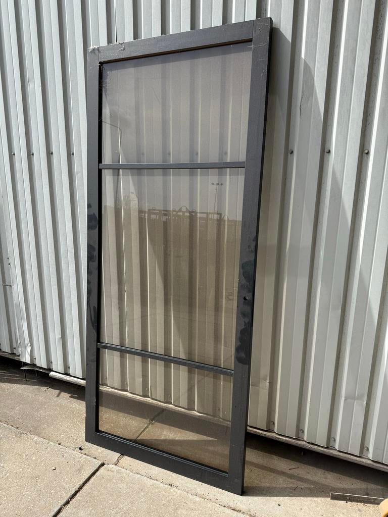 Slimline deur 40 mm zwart, Doe-het-zelf en Verbouw, Deuren en Horren, Ophalen, Gebruikt, 80 tot 100 cm, 215 cm of meer