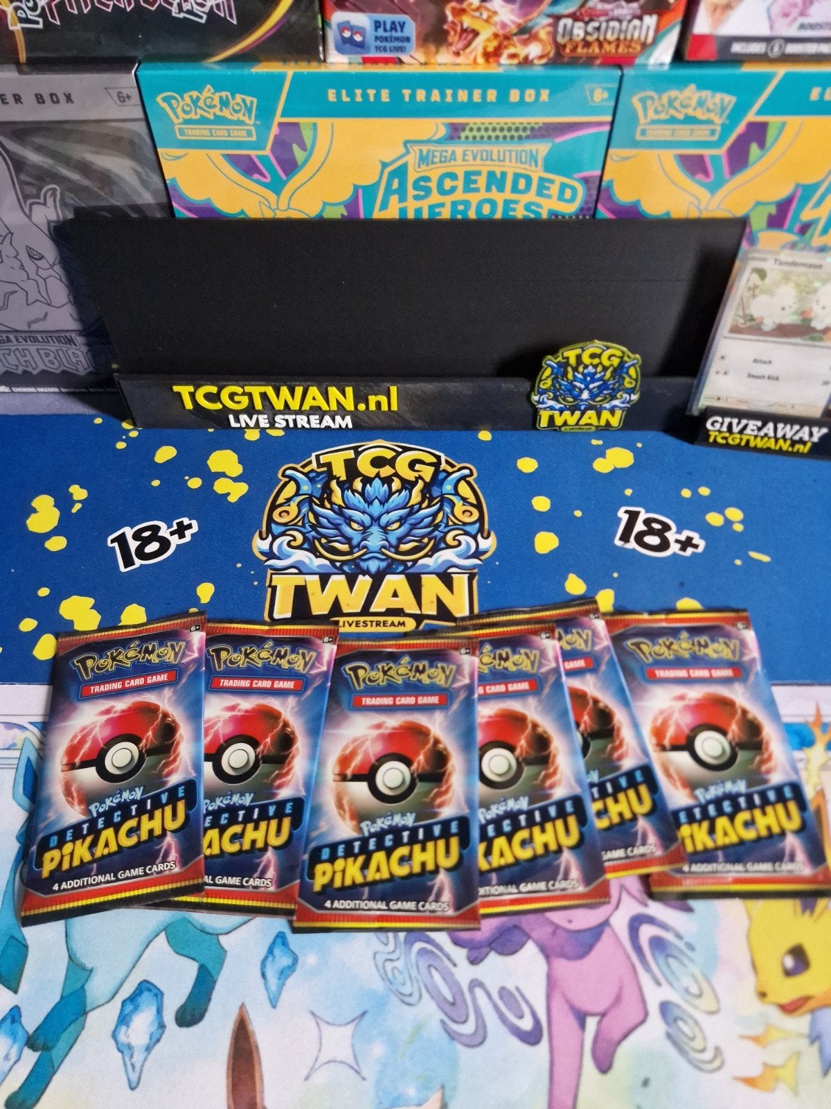 Pokemon sun & moon detective pikachu booster packs, Ophalen of Verzenden, Nieuw, Booster, Foil