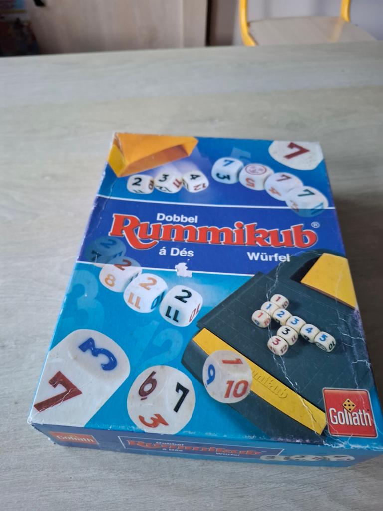 Dobbel Rummikub dobbelspel van Goliath, Goliath BV, Gebruikt, Goliath, Drie of vier spelers