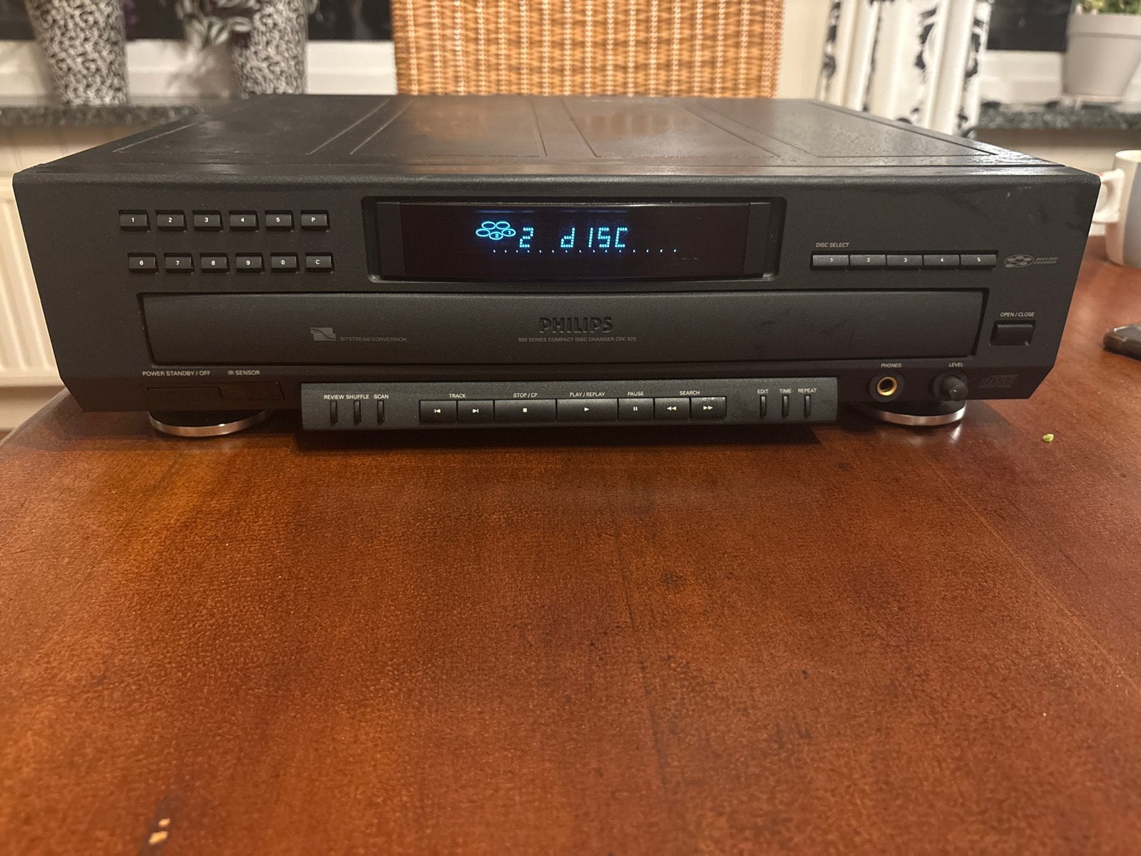 Philips CD-wisselaar CD750 - Vintage Hifi, Ophalen of Verzenden, Gebruikt, Philips, Wisselaar