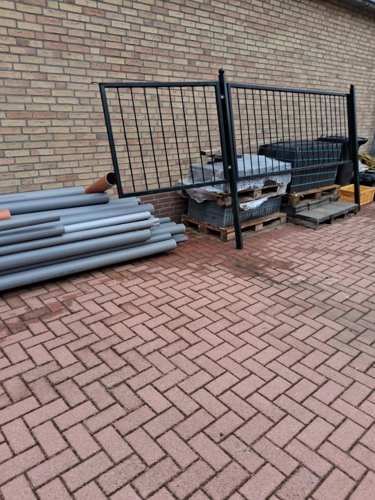 poort, Ophalen, Gebruikt, IJzer, Tuinhek