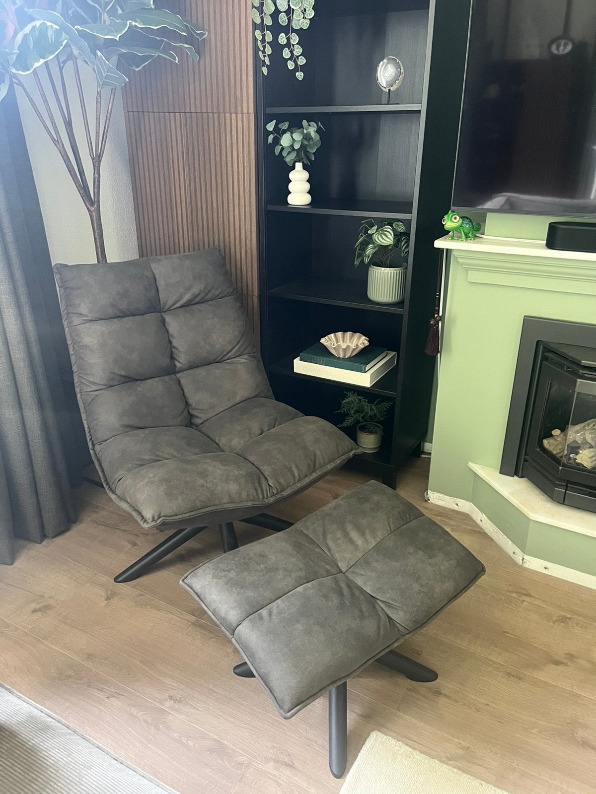 Leenbakker Draaifauteuil Clayton, Huis en Inrichting, Ophalen, Zo goed als nieuw, 75 tot 100 cm, 50 tot 75 cm
