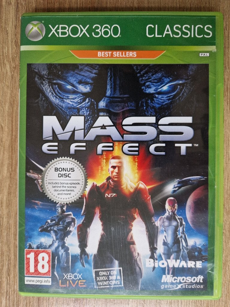 Mass Effect Xbox 360 [Classics Best Sellers] + Cap, Gebruikt, Vanaf 18 jaar, 1 speler, Ophalen of Verzenden