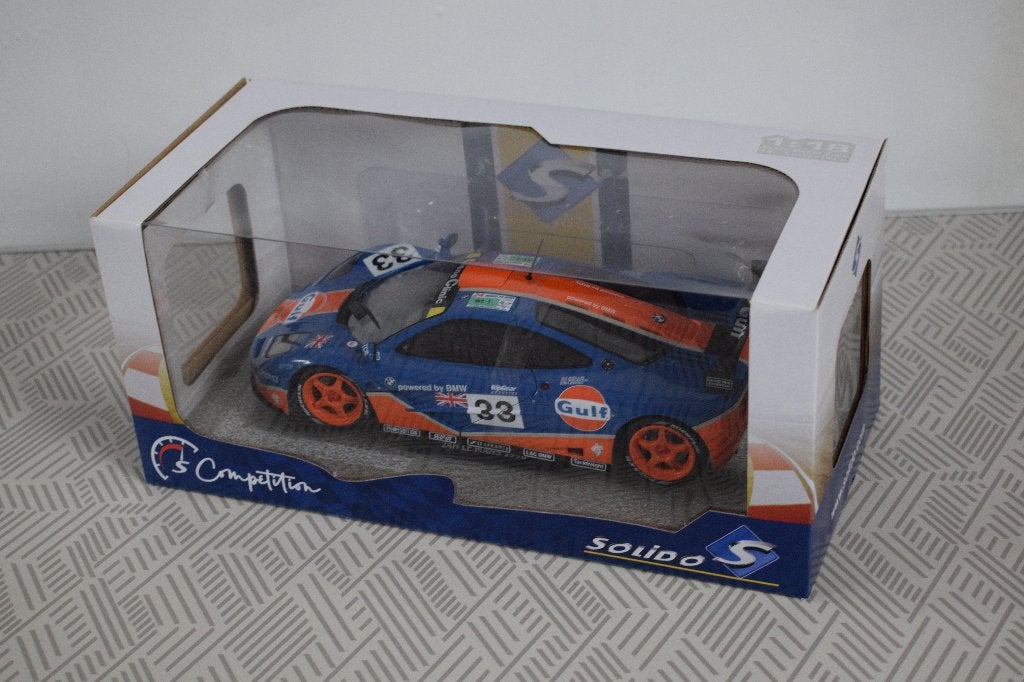 miniatuur auto 1:18 nieuw solido mc laren 24H le mans 1996, Ophalen of Verzenden, Nieuw, Solido