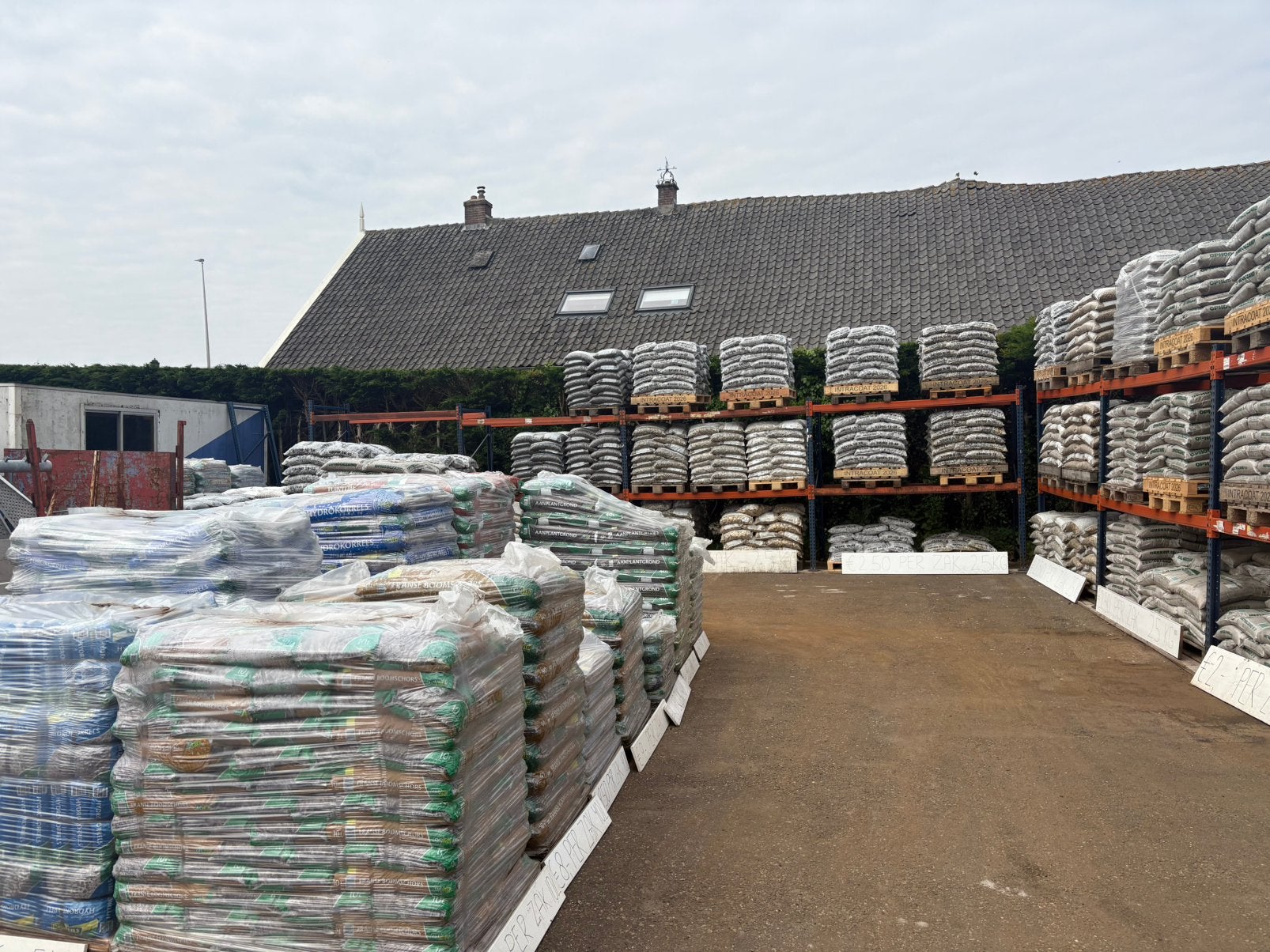 OUTLET ZAND GRIND GROND BOOMSCHORS HYDROKORRELS, Tuin en Terras, Grind, Keien en Split, Ophalen, Nieuw, Wit
