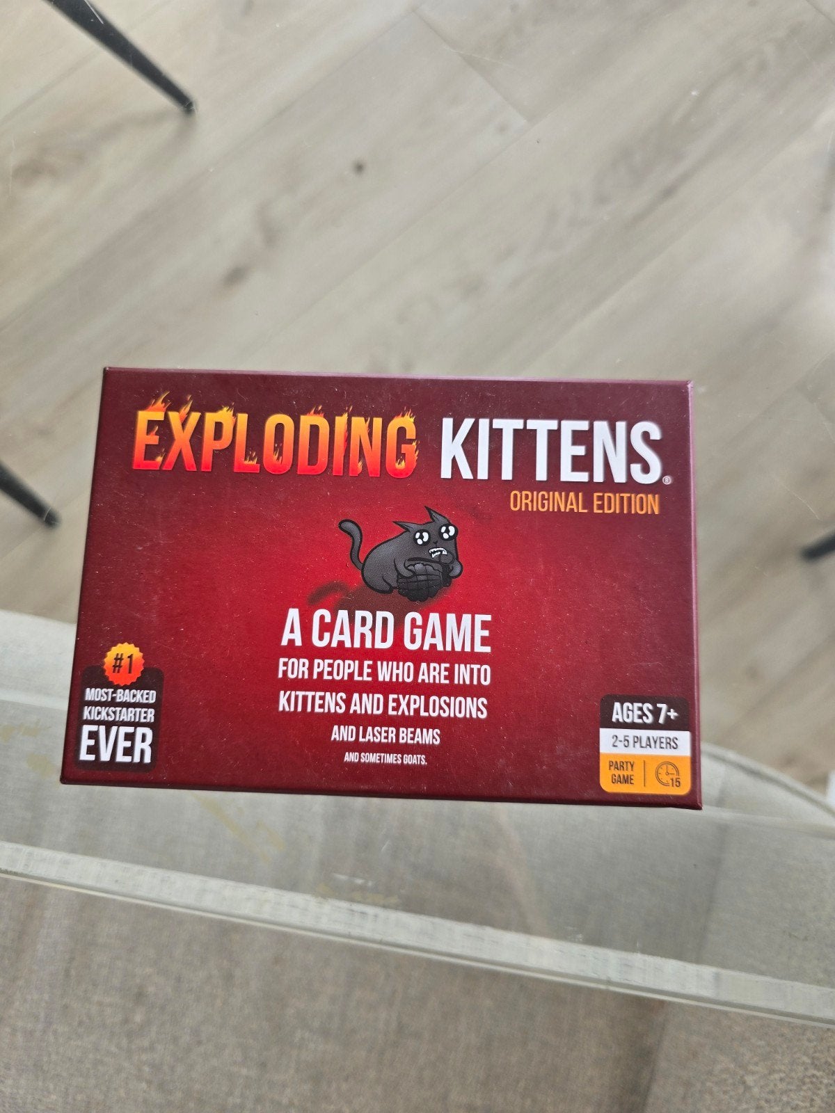 Exploding Kittens - Originele Editie Kaartspel, Een of twee spelers, Ophalen of Verzenden, Zo goed als nieuw, Exploding Kittens LLC