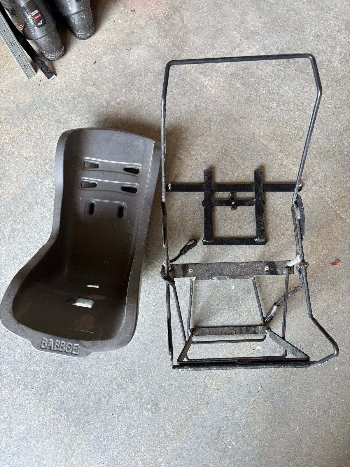 Babboe peuterzitje en maxi cosie frame, Ophalen, Gebruikt, 0 t/m 18 kg, Achterzitje
