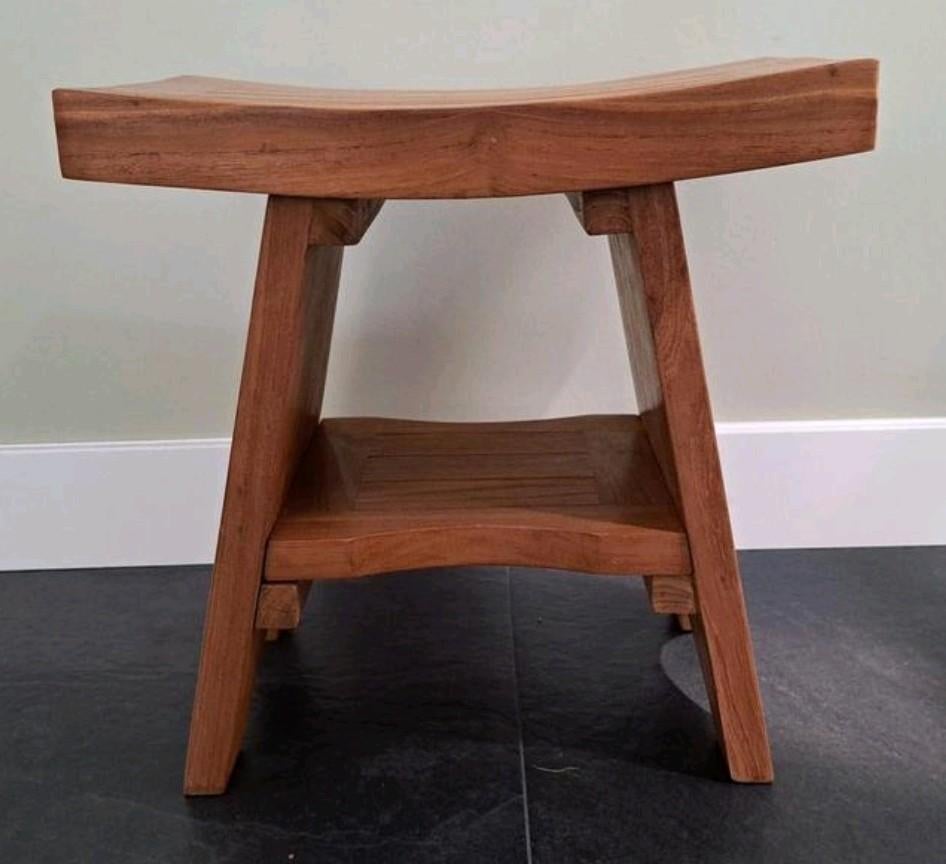 Nieuw kruk teakhout/ 2 stuks beschikbaar, Ophalen of Verzenden, Nieuw, Hout