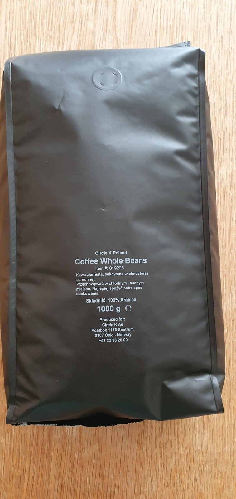 Koffiebonen Arabica 1kg, Ophalen