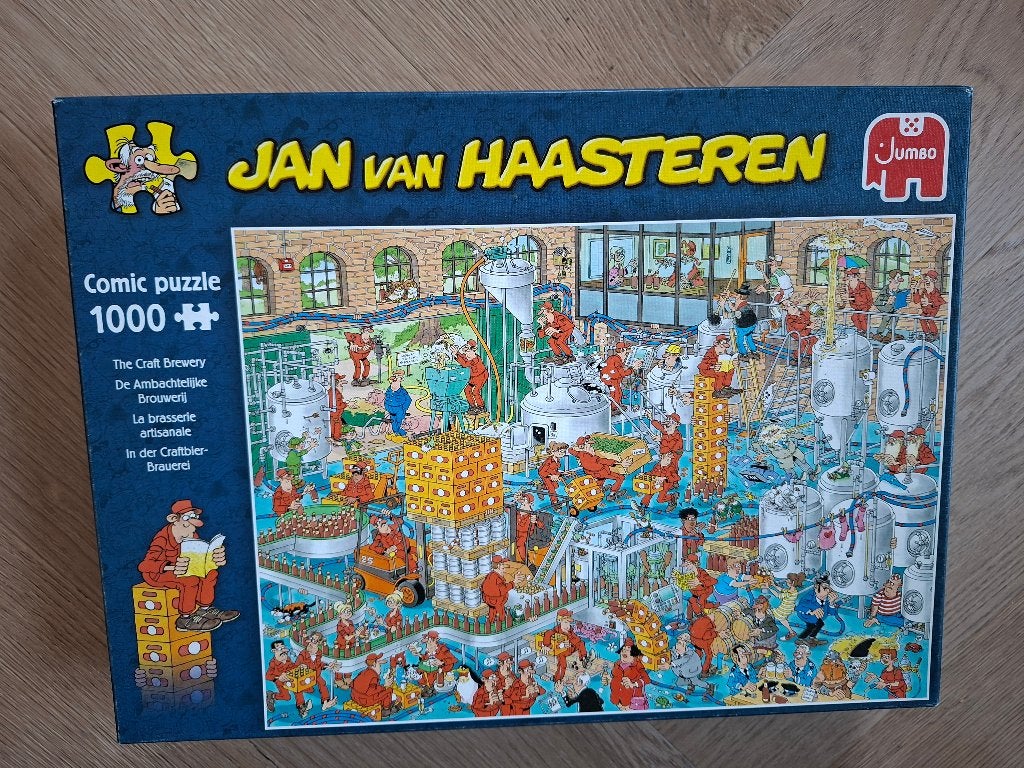 Jan van Haasteren puzzel 1000 stukjes, Ophalen of Verzenden, 500 t/m 1500 stukjes, Gebruikt, Legpuzzel