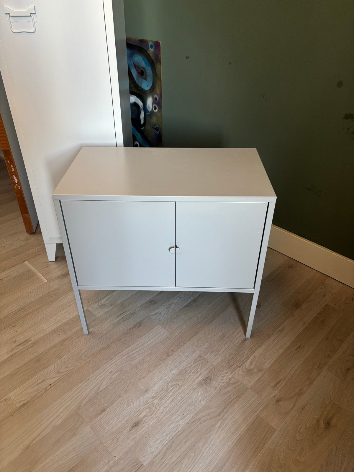 Lichtgrijs IKEA Lixhult locker kastje, Ophalen, Gebruikt