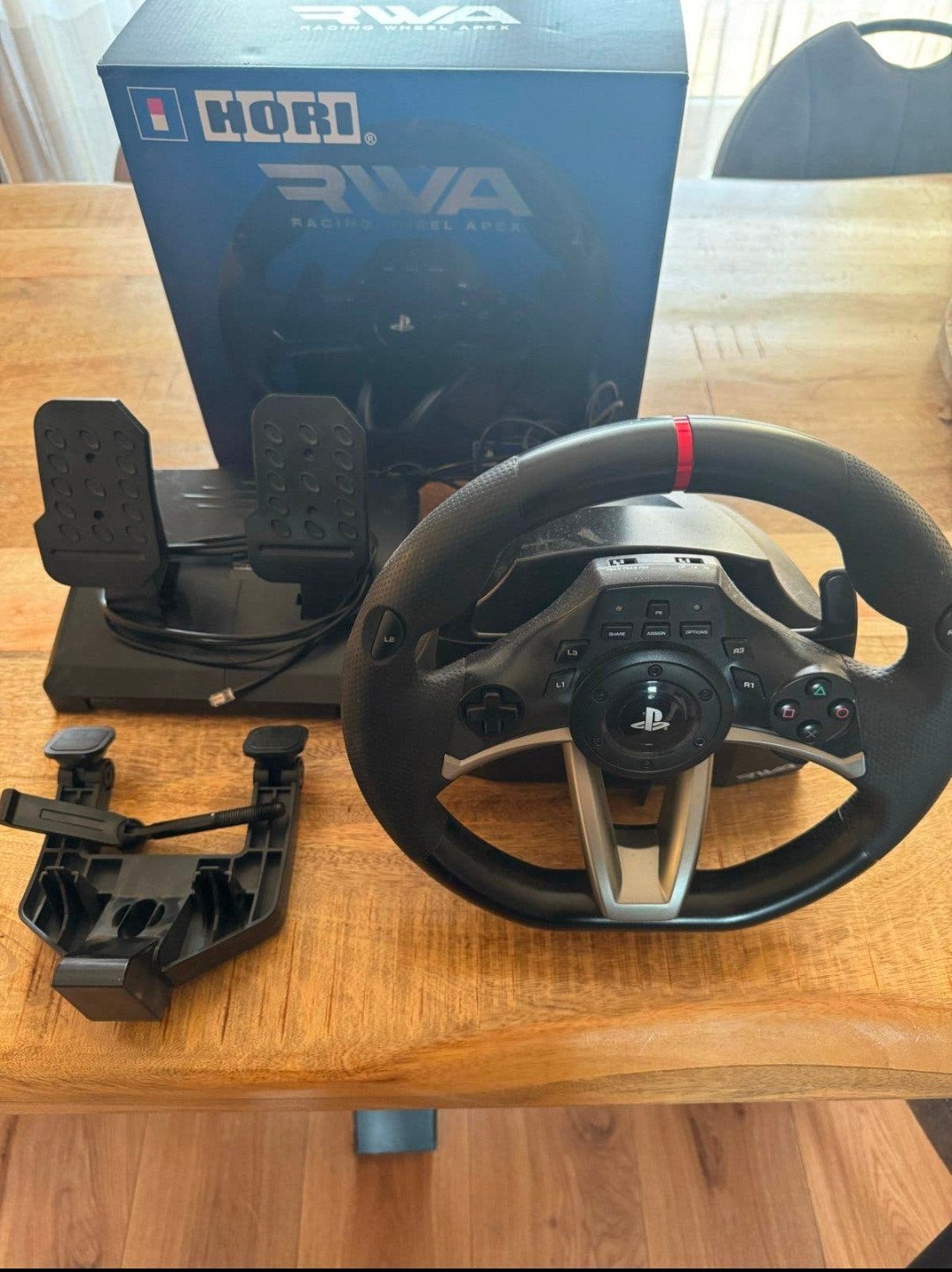 Hori RWA Racing Wheel Apex voor PlayStation, Ophalen of Verzenden, Zo goed als nieuw, Stuur of Pedalen, PlayStation 4
