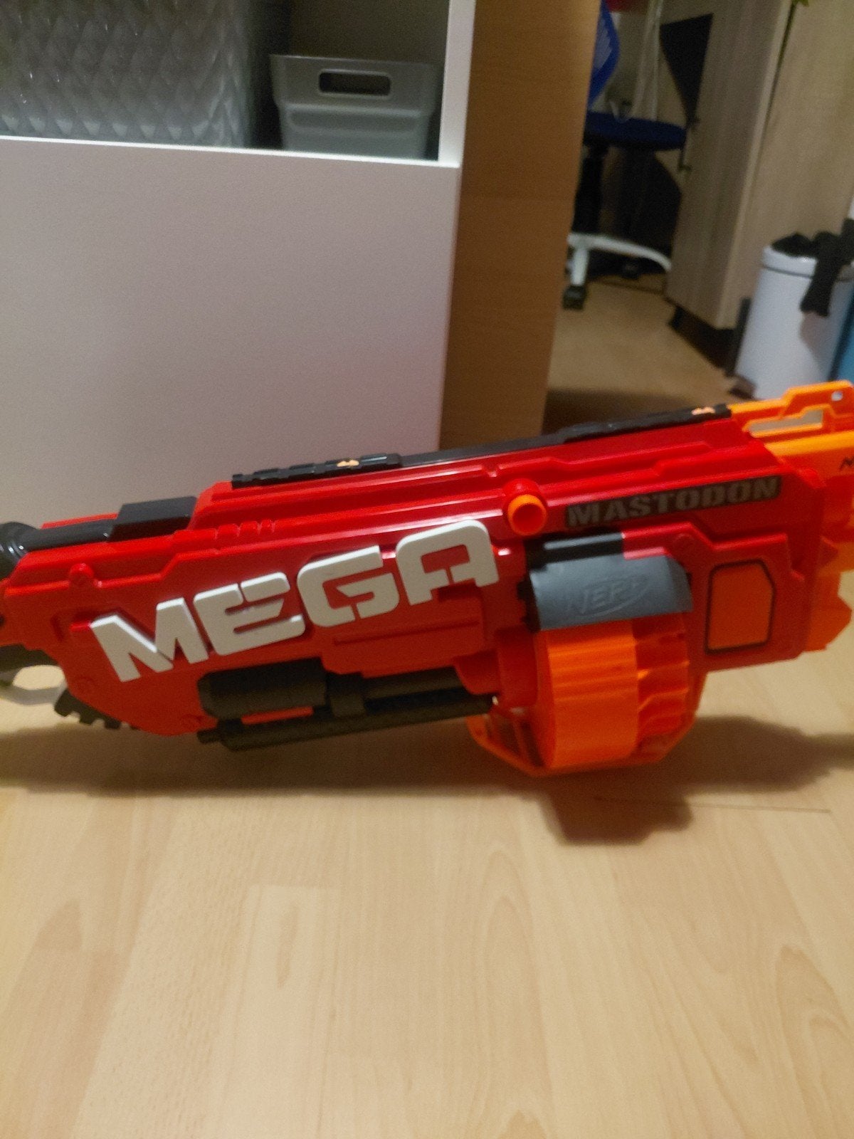 Nerf Mega Mastodon Machinegeweer, Ophalen, Gebruikt