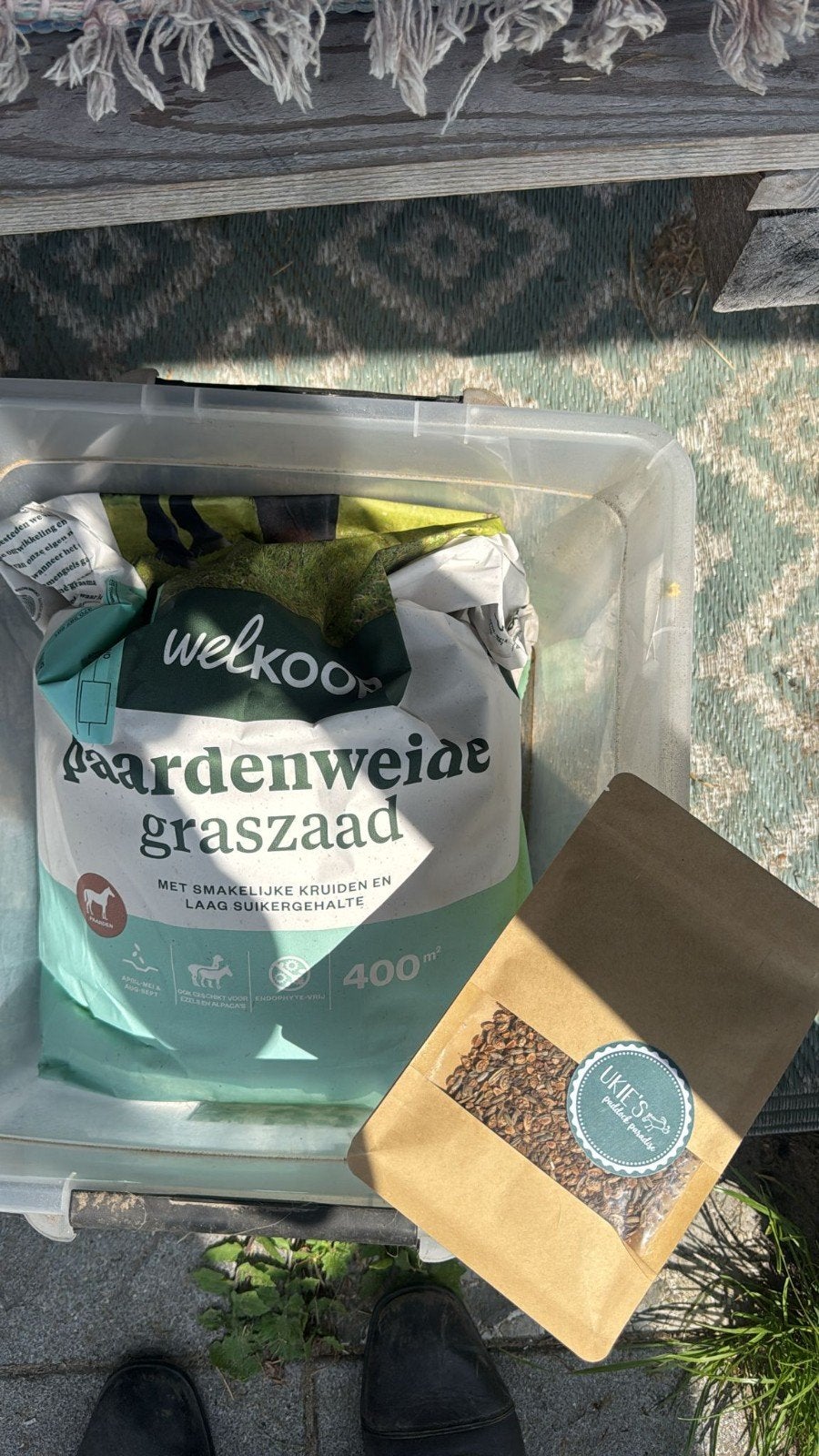 paarden graszaad en kruidentuintje, Ophalen, Nieuw