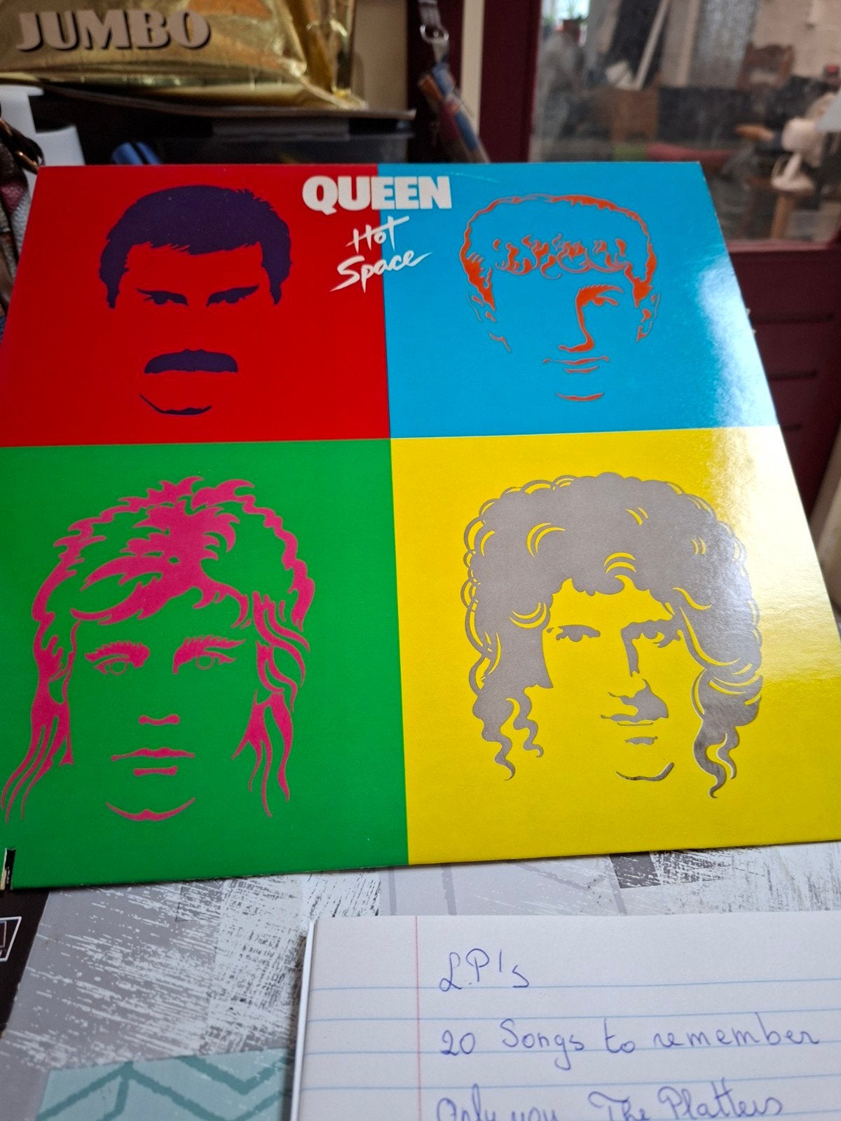 Lp Queen Hot Space, Ophalen of Verzenden, Zo goed als nieuw, 12 inch, Poprock
