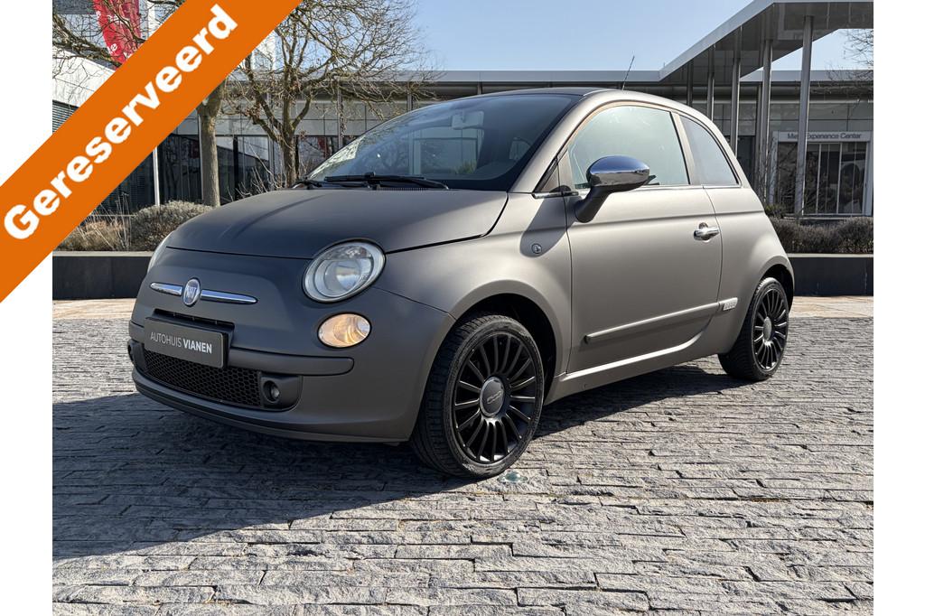 Fiat 500 1.2 Sport / Airco / Half leder / Matt grijs / Lm ve, Auto's, Fiat, Voorwielaandrijving, Gebruikt, 4 cilinders, 840 kg
