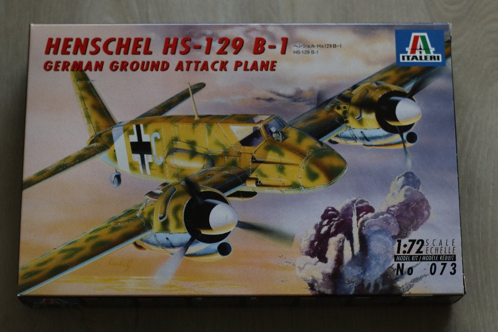 Henschel HS-129 B1 German Attack plane Italeri 1/72, 1:72 tot 1:144, Italeri, Nieuw, Ophalen of Verzenden