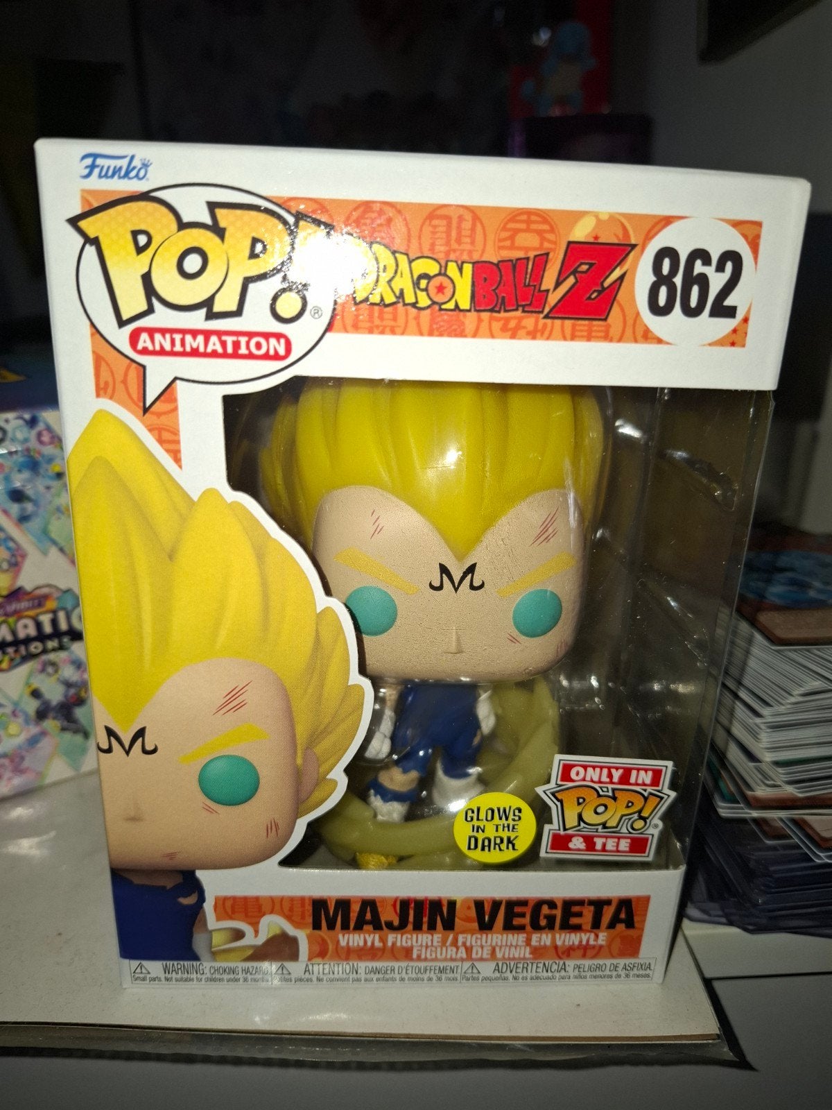 Funko Pop! Dragon Ball Z Majin Vegeta 862 Glows in the Dark, Ophalen of Verzenden, Nieuw