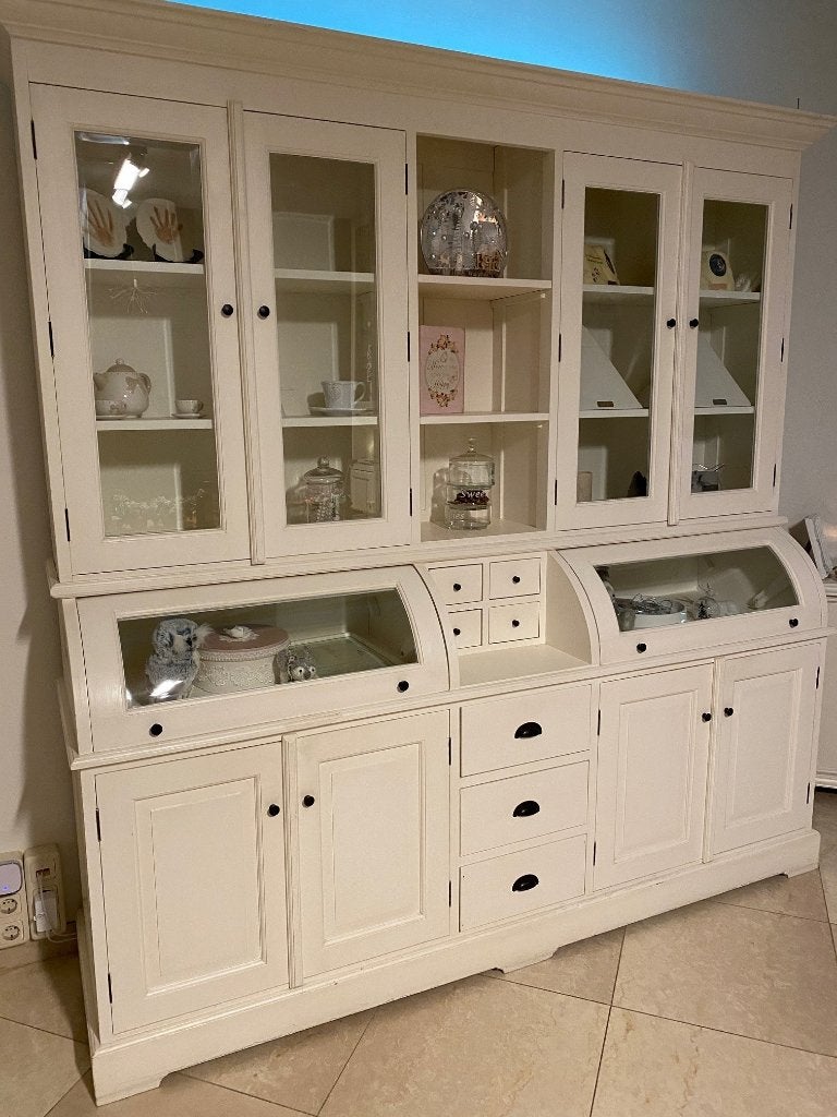 Grote witte buffetkast, Ophalen, Gebruikt, 200 cm of meer, 150 tot 200 cm