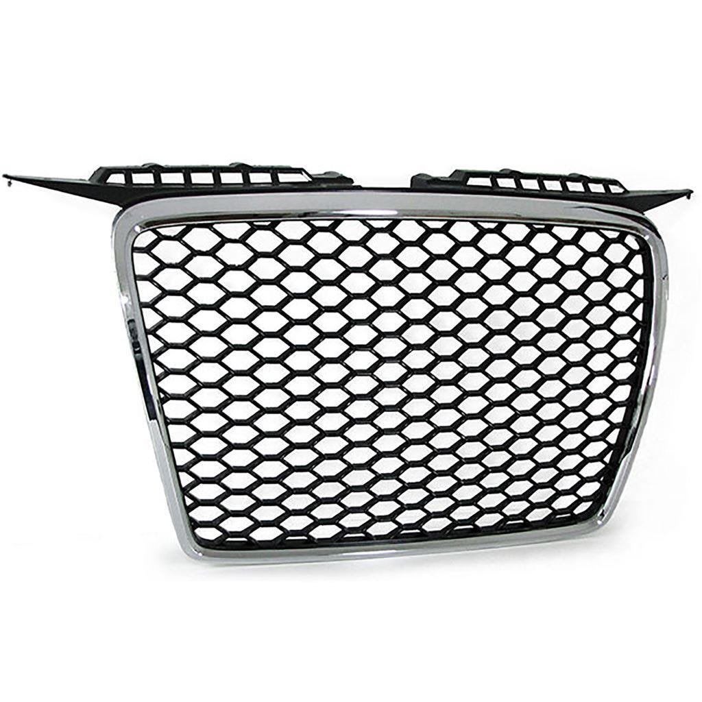 Sport Grill Chrome Zwart Voor Audi A3 8P 05 / 12 RS3 Look, Verzenden, Automotive Parts, A.parts@hotmail.nl, Trasmolenlaan 12 3447 GZ Woerden