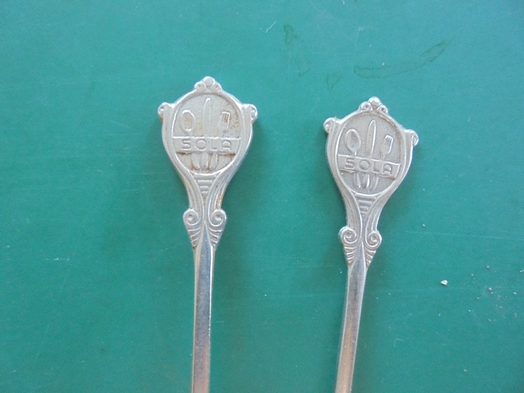 8 sola theelepels, Huis en Inrichting, Keuken | Bestek, Ophalen of Verzenden, Rvs of Chroom