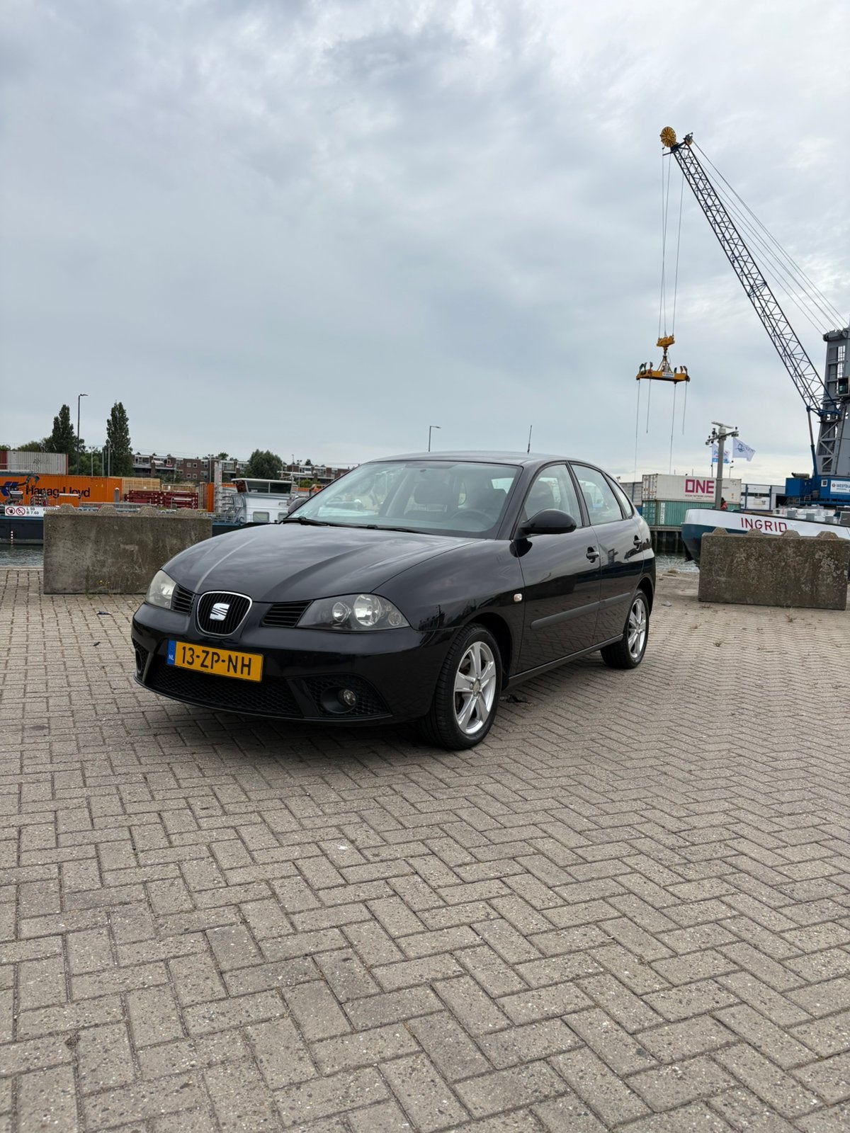 Seat Ibiza 1.6 77KW 5DRS 2008 Zwart NAP/APK, Auto's, Voorwielaandrijving, 15 km/l, 1069 kg, 4 cilinders