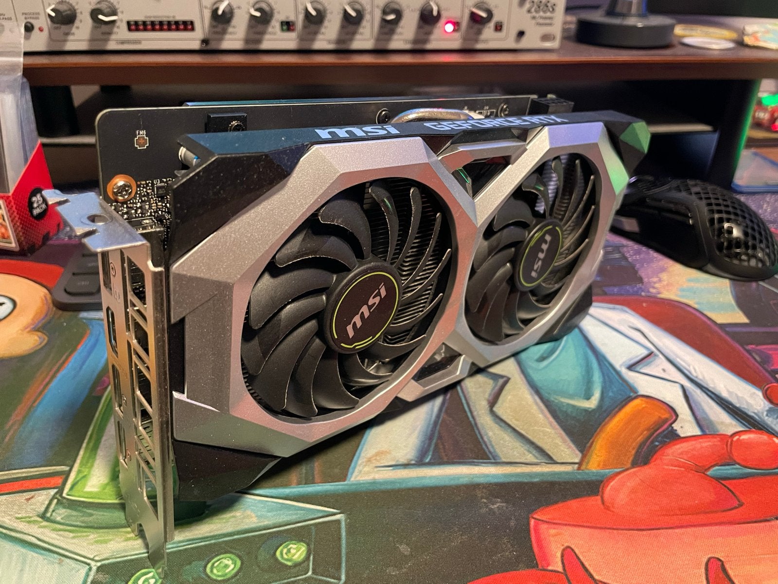 MSI GeForce RTX 2060 VENTUS GP OC Videokaart, PCI-Express 3, Verzenden, GDDR6, Zo goed als nieuw