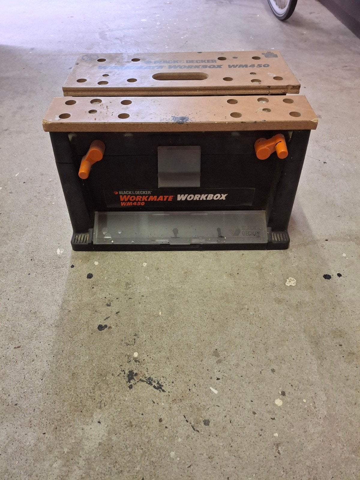 Black & Decker Workmate WM450 Werkbank / Werkbox, Ophalen of Verzenden, Gebruikt, Minder dan 70 cm, Inklapbaar