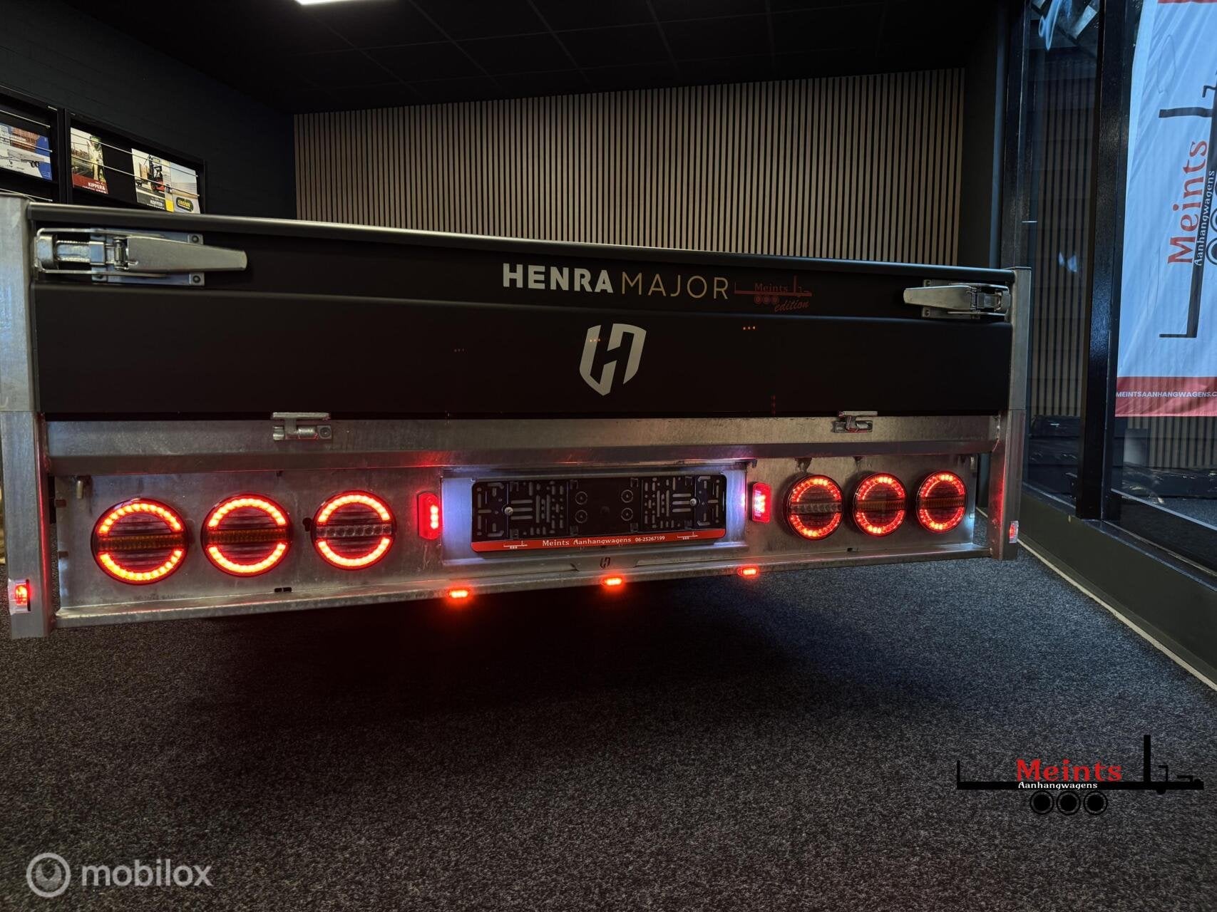NIEUWE Henra plateauwagen 350x185 3500KG Special edition, Gebruikt