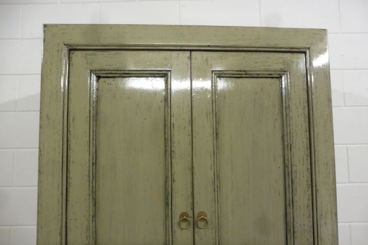 Foto 4 van Mooie keukenkast in landelijk stijl licht groen shabby chic