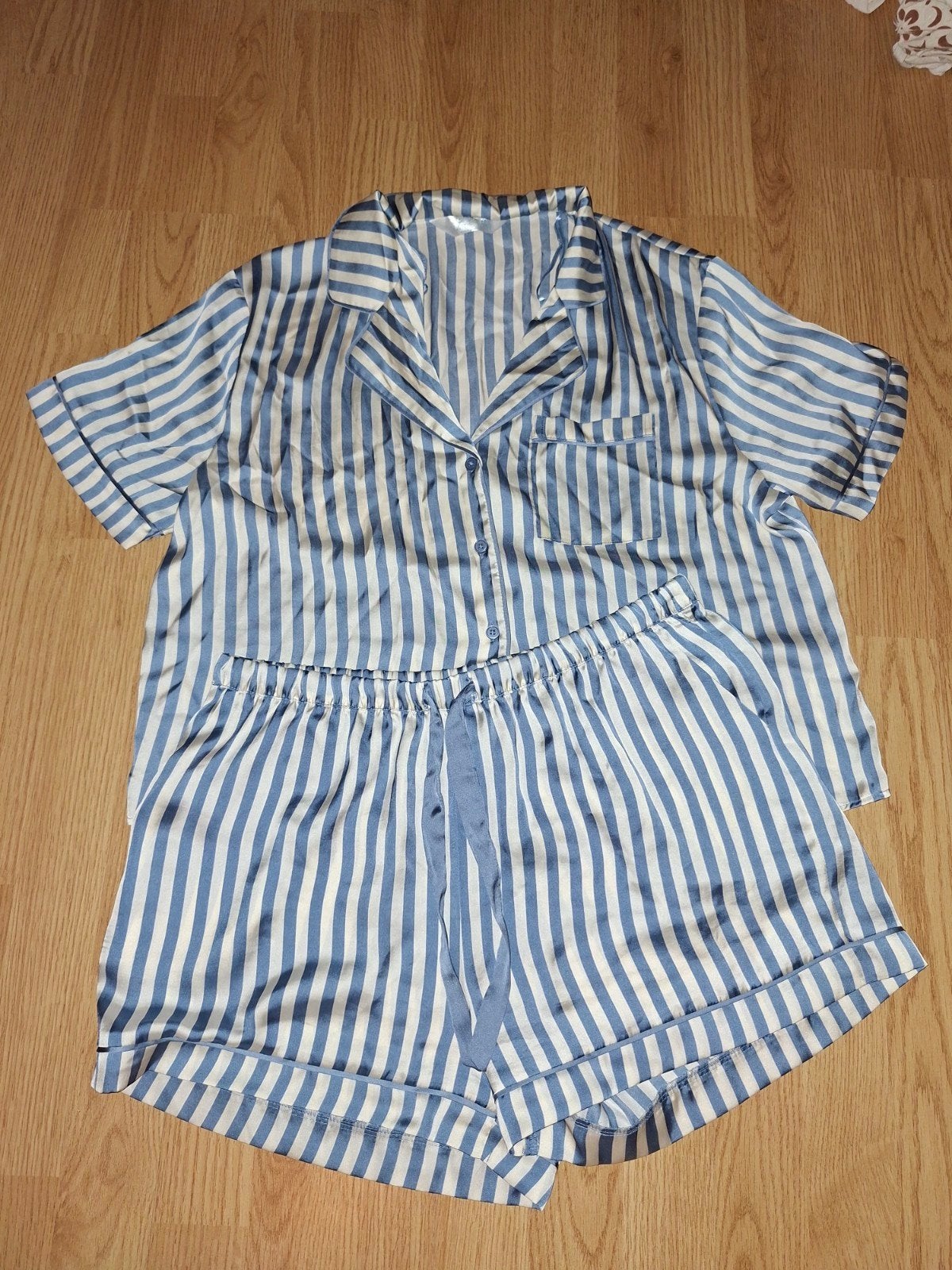 Primark pyjama set gestreept, Primark, Ophalen of Verzenden, Gedragen, Maat 38/40 (M)