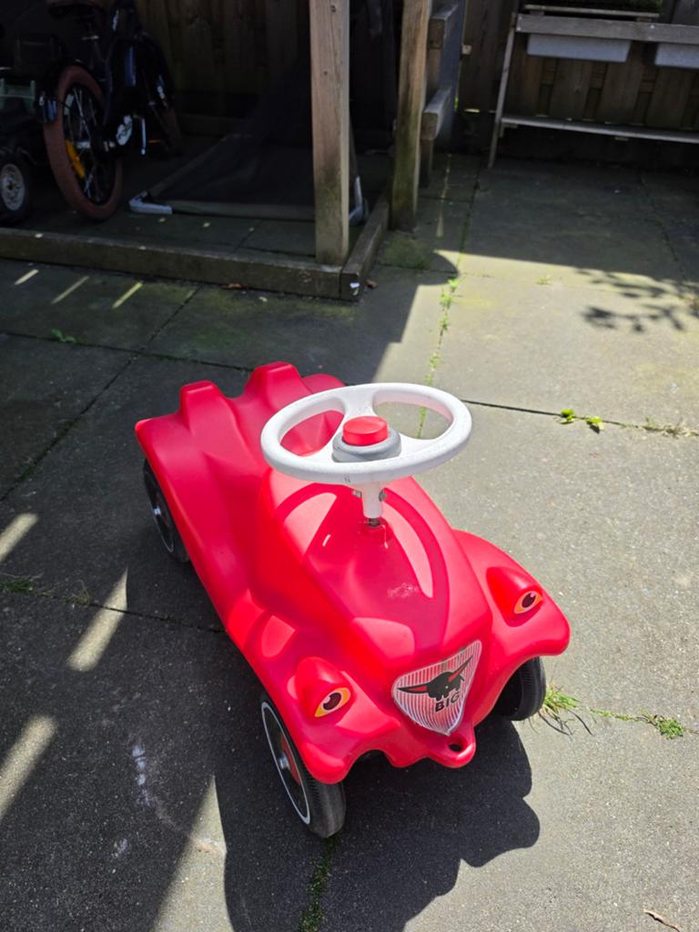 Rode BIG Bobby Car Classic Loopauto, Ophalen of Verzenden, Gebruikt, Loopvoertuig